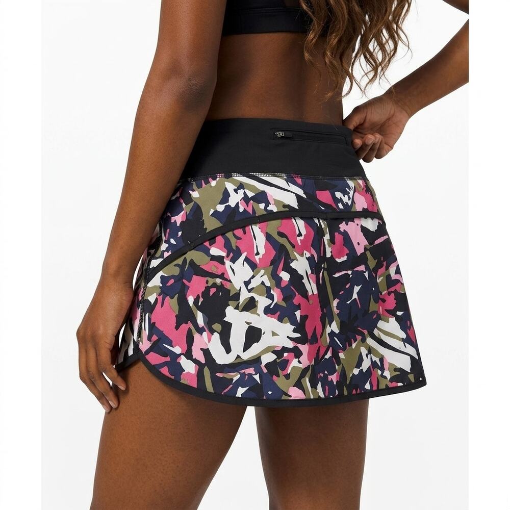 Lululemon Multicolor Lightweight Running Skirt Women Size 2